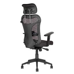 HUMAN METHOD TASK HB High Back Nylon Black Ergonomic Chair with Multi Lock, HMKR01-PR-0
