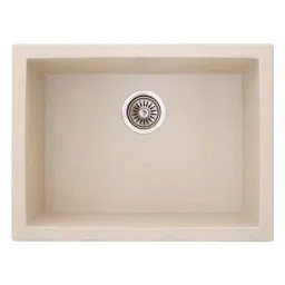 Bassino Art 65x52.5x27.5cm Quartz Ivory Peach Matt Finish Square Wash Basin, BTT-QUARTZ-21-image-41