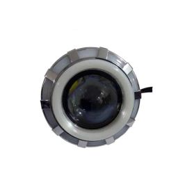 AllExtreme EXFLGW1 15W Red &a; Green Dual Ring COB LED Projector Light with Hi-Low Beam &a; Flasher Function-5