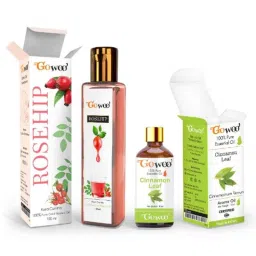 GoWoo 2 Pcs 10ml Natural Therapeutic Grade Cold Pressed Cinnamon Leaf Aroma Oil &a; 100ml Rosehip Seed Carrier Oil Set, GWOC402-P14+P187-picture-15
