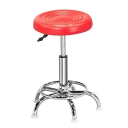Da Urban Nexon Red Fabric &a; Foam Bar Stool without Back-picture-27
