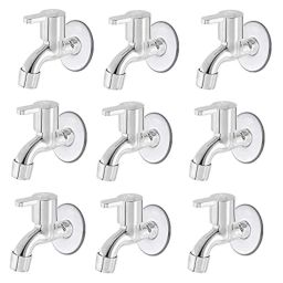 Zesta Flora Stainless Steel Chrome Finish Bib Cock with Wall Flange (Pack of 9)-picture-27