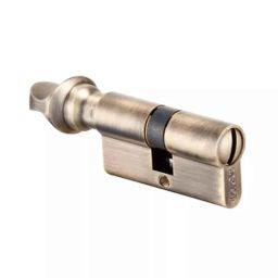 Dorset CL 508 PT 70mm Stainless Steel Antique Brass Finish Euro Profile Pin Cylinder Lock (Pack of 2)-image-5