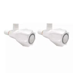 Fastgear Plastic White Chrome Finish Angle Valve, FG977 (Pack of 2)-image-94