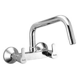 Mysis M-OE-27 Orange Brass Chrome Finish Long Spout Sink Mixer-image-39
