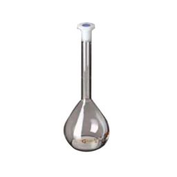 Glassco 100ml Volumetric Flask with Penny Head Glass &a; Polyethylene Stopper, 130.407.05-16