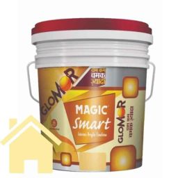 Magic Paints Smart Glomor 1 Liter Mango Dust Glossy Finish Interior Acrylic Emulsion Paint-image-23
