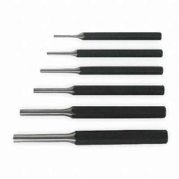 Westward 6Pcs Steel Pin Punch Set, 2AJA7-picture-22