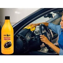 Kangaroo 1 Litre Car Dashboard Polish with Microfiber Cloth &a; Foam Applicators image 2