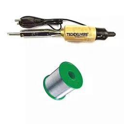 Techdelivers 35W Solder Iron with 5m Solder Wire, 0821YFD3KKE-picture-1