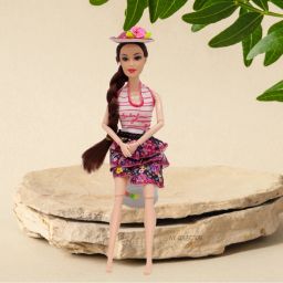 ctc creation Sparkle Model Doll with gorgeous and Long hairs and maximum joints for movements image 2