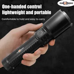 pick ur needs Portable Rechargeable Mini Torch Light With Zooming Head Adjustable Focus LED 5 hrs Torch Emergency Light image 5