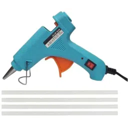 Gunstick 20W Firozi Glue Gun with 4 Pcs Transparent Glue Sticks-image-98