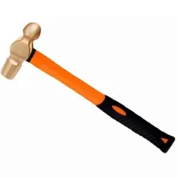 De Neers 910g Stainless Steel Antimagnetic Orange Ball Pein Hammer-picture-10