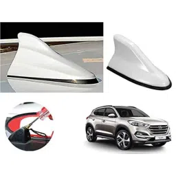 Auto Pearl ABS White Universal Replacement Shark Fin Car Roof Antenna For Tata Indigo CS-image-57