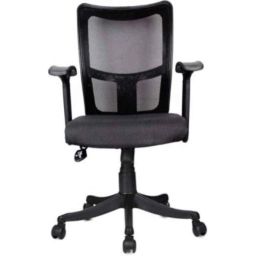 Rajpura Brio Medium Back Black NB Revolving Office Executive Chair, RSE303-Black-image-65