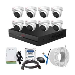 CP Plus 2.4MP Indoor &a; Outdoor CCTV Combo Kit with 8Ch DVR, 8 Dome Camera, 8Ch SMPS, 70m Copper Cable, 500GB HDD &a; Connectors-28