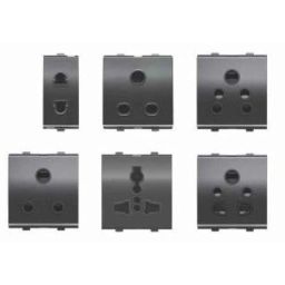 Goldmedal 10A 2 Module White Jazz International Socket with Safety Shutter, 102039 (Pack of 10)-picture-15