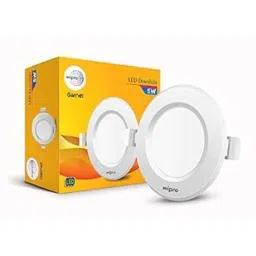 Wipro Garnet 5W 6500K Polycarbonate Cool White Round Junction Box LED Downlight, D520565 (Pack of 2)-picture-42