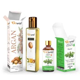 GoWoo 2 Pcs 10ml Natural Undiluted Thyme Aroma Oil &a; 100ml Argan Carrier Oil Set, GWOC1267-P46+P188-picture-42