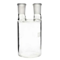 ABGIL 250ml Borosilicate Glass Two Neck Woulff Gas Bottle, Joint: B-14, ABG850-33