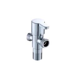 IRIS Brass Chrome Finish 2 Way Angle Valve for Pipe Connection-40