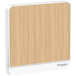 Schneider Electric Avataron 16A 1 Way Polycarbonate Light Wood Switch with LED Indicator, E8331L1LED_LW_G8-9