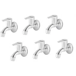Prestige Jazz Stainless Steel Chrome Finish Bib Cock with Wall Flange (Pack of 6)-image-40