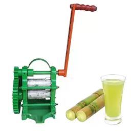 Vinayak Machines Medium Cast Iron Green Manual Sugarcane Juice Machine, VN-SCJ-02-image-1