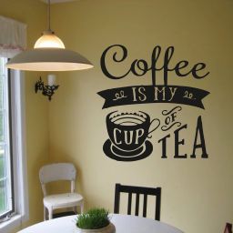 30.48 cm Decor Villa Coffee is Kitchen Wall Sticker Small - Size (12 x 12) Inch Sticker-image-59