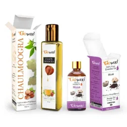 GoWoo 2 Pcs 10ml Natural Musk Aroma Oil &a; 100ml Chaulmoogra Carrier Oil Set, GWOC954-P35+P172-picture-18