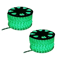 LumoGen 60W Green LED Waterproof Rope Light with Connector, Length: 18 m (Pack of 2)-picture-10