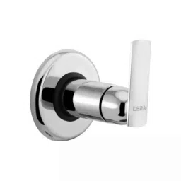Cera Titanium Metal Wall Mount Stop Cock Exposed Part for 20mm Pipe Line with Inner Head, F1003351-picture-2