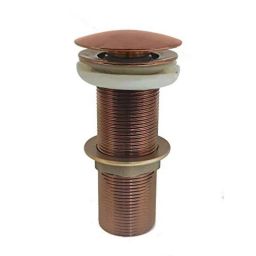Aquieen 5 inch Brass Rose Gold Pop Up Full Thread Waste Coupling-picture-19