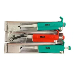 BEXCO 3 Pcs variable Multi-Volume Autoclavable Micropipette Set with Calibration Report, MPOINT5-38