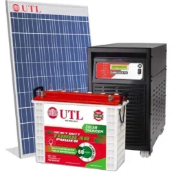 UTL UIT 2036 200Ah/12V Tubular Battery, Gamma Plus PCU 2000 1500VA MPPT Single Phase Offgrid Solar PCU, &a; 555W Half Cut Mono PERC 144 Cells Solar Panel Combo-38
