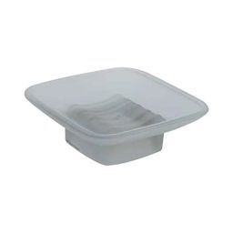 Aligarian 4.5 inch Glass Blur Finish Wall Mounted Square Soap Case for Bathroom-image-26