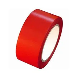 MM WILL CARE 60m 50mm BOPP Red Self Adhesive Floor Marking Tape, MMWILL1056-16