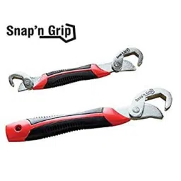AOW Multi-Function Universal Quick Snap&s;N Grip Adjustable Wrench Spanner (Pack of 2) S-12-14