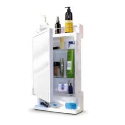 Branco 54x31x12cm Plastic White Bathroom Mirror Cabinet Rich Look with Mirror-image-79
