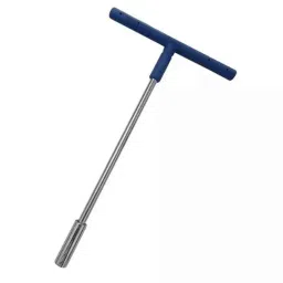 Hukums 9mm Chromium Steel &a; Rubber Silver &a; Blue T Type Wrenches-picture-27
