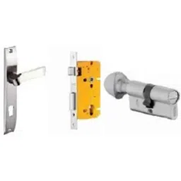 Dorset ML Series Hale 60mm Stainless Steel Patina Finish Door Handle Lock Set with Coin &a; Knob (Pack of 2)-picture-38