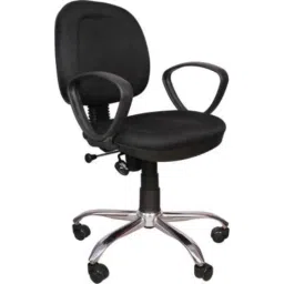 Rajpura 803 Low Back Black Push Back Mechanism Revolving Office Executive Chair-18