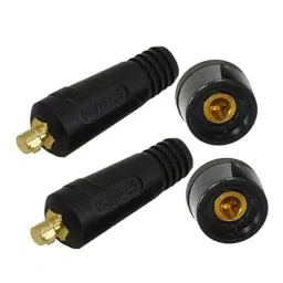 NG WELD 2 Pcs Male &a; 2 Pcs Female 10-25mm Fitting Plug Cable Connectors Set for Welding Machine-36