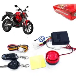 Auto Pearl 12V Black Two-Way Anti Theft Motorcycle Alarm Kit with 2 Pcs Remote for Motors RV 400 BS6-picture-29