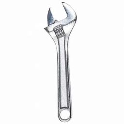 Westward 1NYA2 6 inch Alloy Steel Chrome Adjustable Wrench-picture-24
