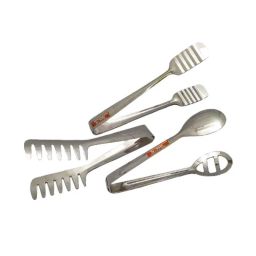i WARE KkitchenCare 3 Pcs Stainless Steel Tong Set for Noodle, Spaghetti, Cake &a; Dessert-8