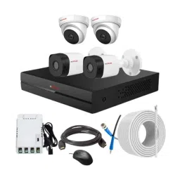 CP Plus 2.4MP Indoor &a; Outdoor CCTV Combo Kit with 4Ch DVR, 2 Dome 2 Bullet Camera, 4Ch SMPS, 70m Copper Cable &a; Connectors-49