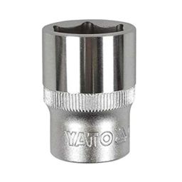 Yato YT-14122 14mm Stainless Steel Hexagonal Socket for 1/4 inch Drive-picture-1