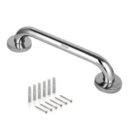 Ruhe 10 inch Stainless Steel Chrome Finish Concealed Grab Bar, 17-0707-picture-39